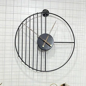 57*62CM Hot Saling Vintage Iron Creative 3d Wall Clocks Non Ticking Mute Silent Wall Decoration Home Decor Clock