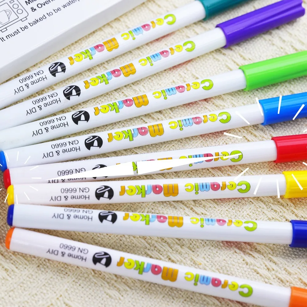 Ceramic Watercolor Pen Pottery Underglaze Painting Pen DIY Hand-painted Tool Ceramic painted marker pen