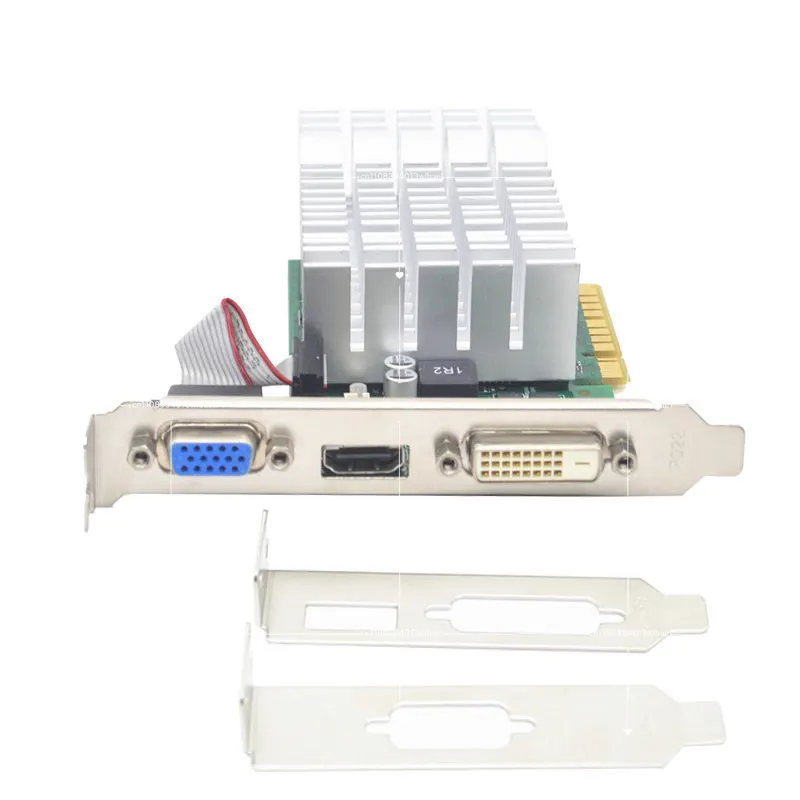 Used GT720 Half-height 2U Knife Card 4U Full-height Server Brand Industrial Computer Passive Heat Sink PCIE X8 Graphics Card