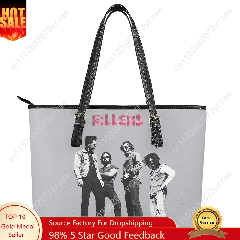 

The Killers Handbag Womens Mens Personalized Tote Bag Fashion Shoulder Bag Business Commuter Leather Print Purse Customize Bags