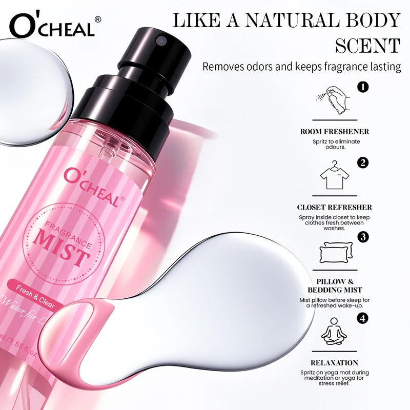 perfume fragrance spray body spray fragrance long-lasting fragrance not pungent floral and fruity aroma eau de toilette women