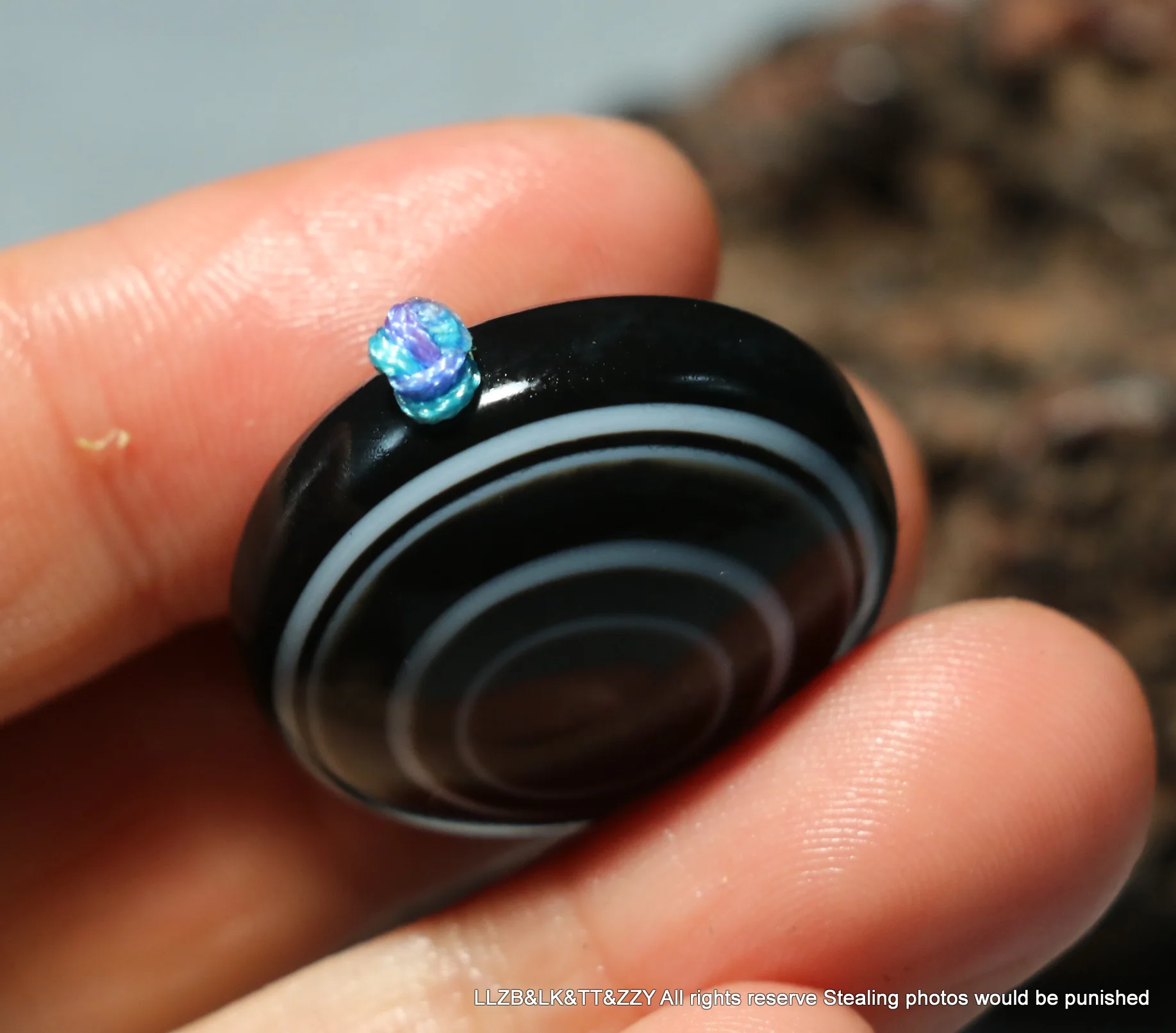 

CONGXINZAI1005009037751106 Волшебный тибетский натуральный старый агат, черный и белый козьй глаз, форма монеты с небесными глазами, подвеска из бисера dZi