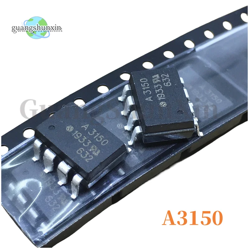 10PCS HCPL3150 HCPL-3150 A3150V A3150 SMD SOP-8 Optocoupler isolator