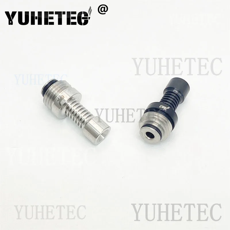 1 шт. капельный наконечник mtl из нержавеющей стали для EMC заготовки BB интерфейса Pipette коннектор rda машина черный белый