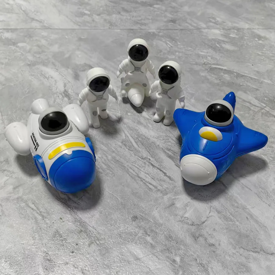 

Пресс-игрушечная машинка с космической тематикой для мальчиков, пресс-ракета, космический корабль + 3 космонавта. Подходит для детских подарков на день рождения.