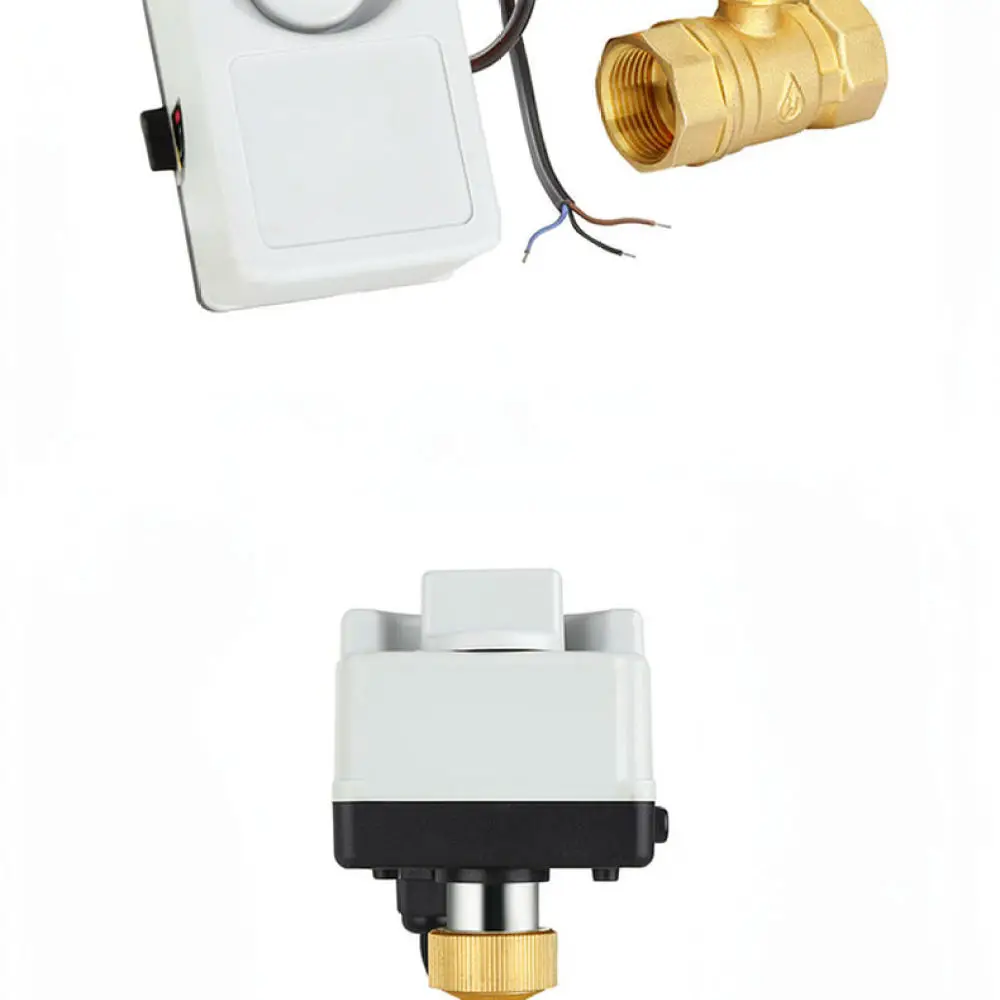 For For Kangweishen Electric Ball Valve Brass Body AC220V Three Wire Control Manual Override Fluid Management Tool