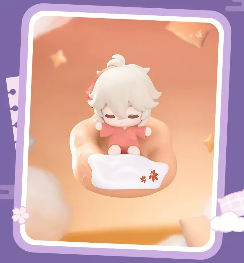 Nieuwe originele Genshin Impact Cloud-Woven Reverie Series Chibi koelkastmagneet blind box figuur verzamelobject verrassingscadeau