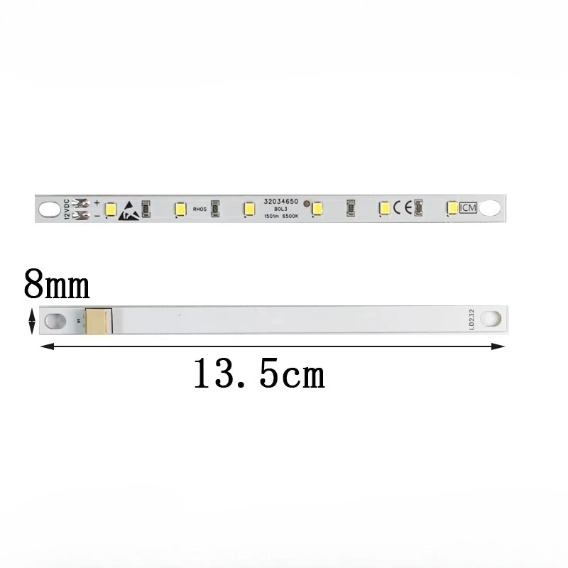 High quality 12V 6500K LED Strip Board 32034650 Refrigerator Compartment Freezer Compartment LED Lighting Strip
