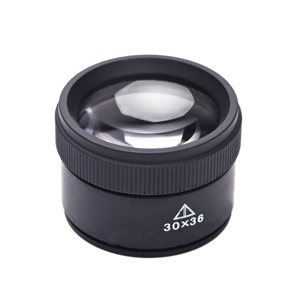 Cylindrical Magnifying Glass 30x High Magnification Handheld Glass Optical Lens Monocle Magnifier Magnifier