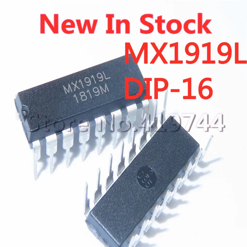 

5 шт./лот MX1515 = MX1919 MX1919L DIP-16 двухканальный драйвер двигателя IC в наличии новая оригинальная микросхема