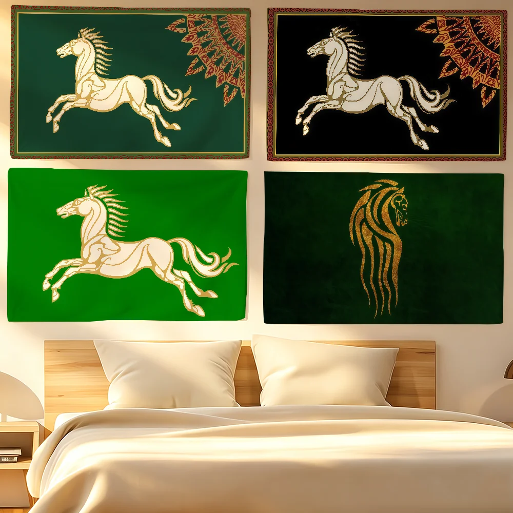 The K-Kingdom of R-Rohan H-horses flag For Living Room Home Dorm Decor Wall Outdoor Camping Party Banner Gifts