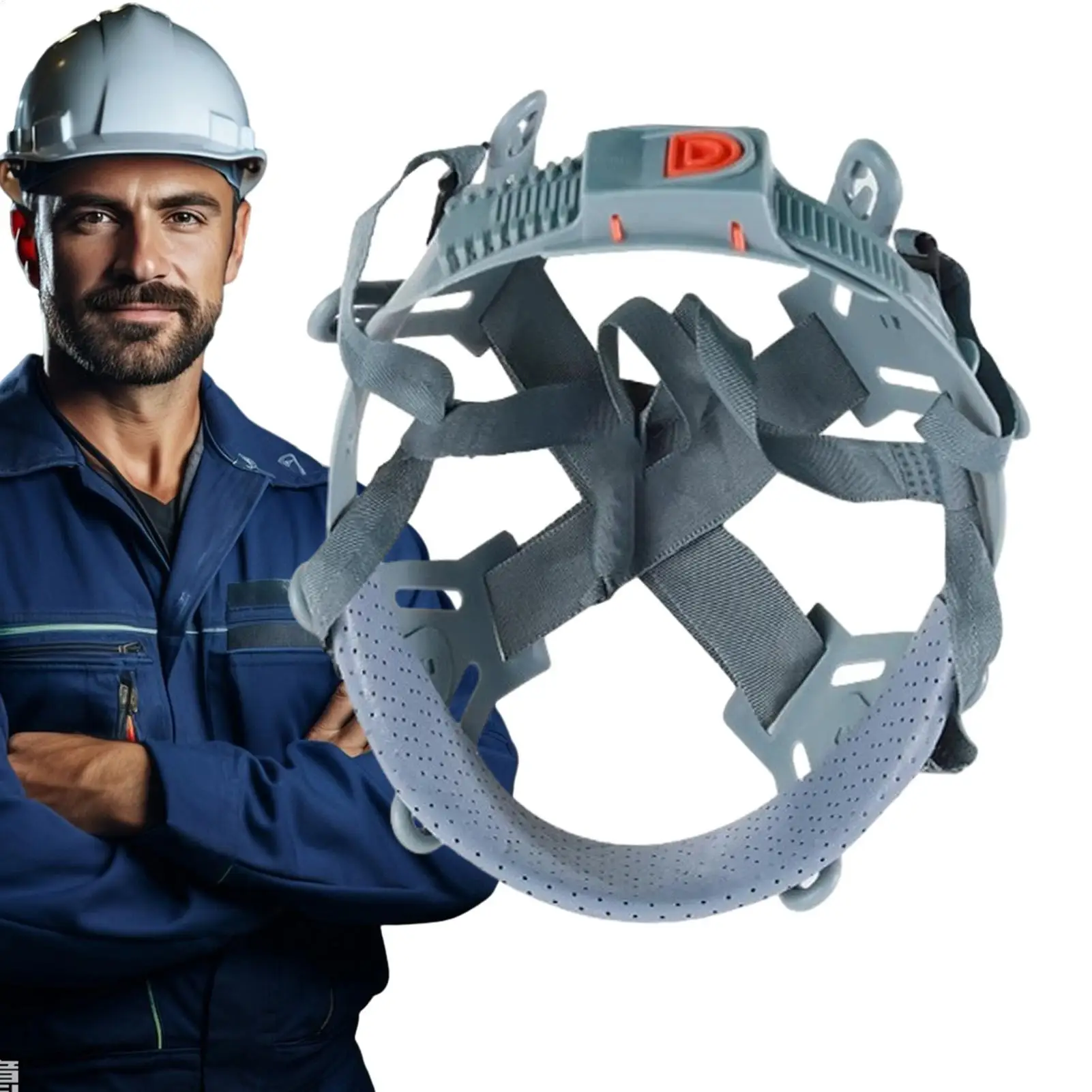 Suspension Safety Hat Safety Hat Insert Hard Hat Liner Insert Supplies With Multi-Point Buffer For Construction Projects Outdoor