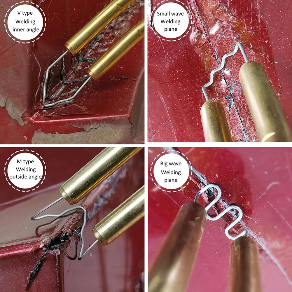 Welding Stud Hot Staples Home Soldering Tools 8 Types 800 Pcs For Plastic Repair/Welding Power Tools Pre-cut Brand New