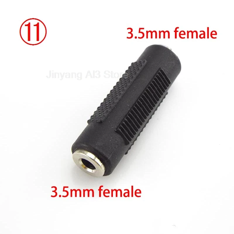 DC 6.5mm 5.5X 2.1mm 2.5mm 3.5mm 1.35mm Power Adapter Connectors Female To Male PC Tablet Power Charger Adaptor Jack Plug C3