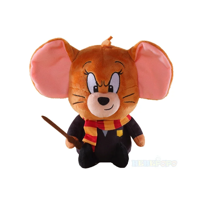 Warner 100 aniversario Tom y Jerry muñeco de peluche Cosplay Harry Potter Tom vestido más pequeño llavero diseño muñeco de peluche