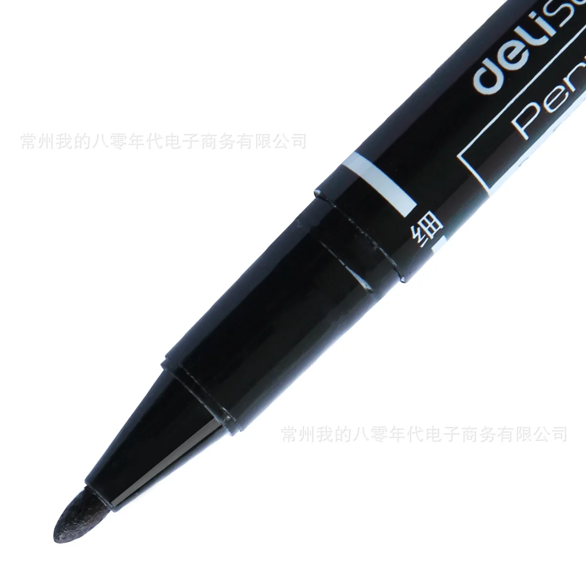 1/3pcs/set Twin Tip Permanent Markers, Fine Point, ( Black, Blue, Red ) Ink, 0.5mm-1mm  Paper CD Glass Fabric Paint Marking