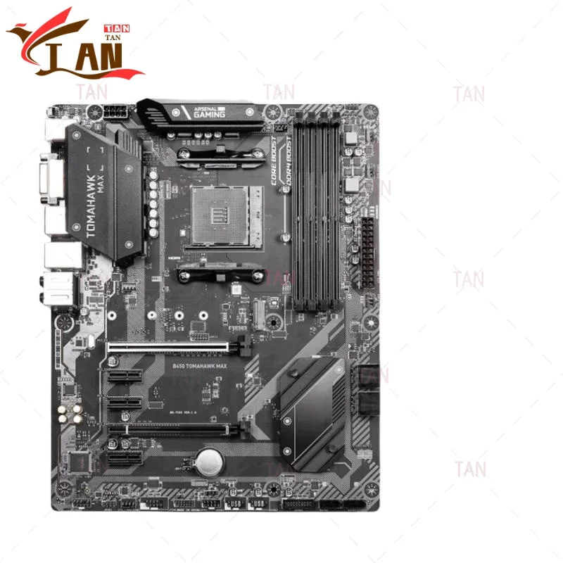 

Для MSI B450 TOMAHAWK MAX материнская плата 64 ГБ разъем AM4 DDR4 ATX материнская плата 100% протестирована быстрая доставка TT