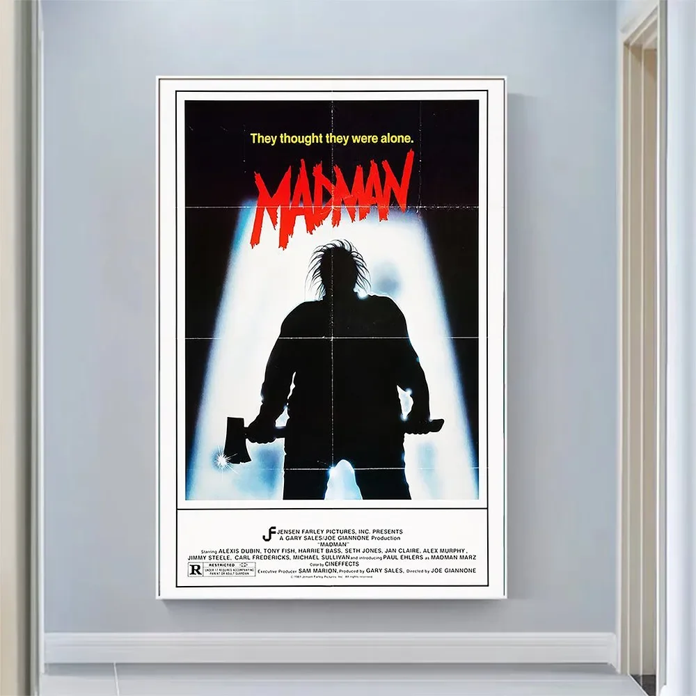 V2329 Madman Vintage Classic Movie Wall Silk Cloth HD Poster Art Home Decoration Gift