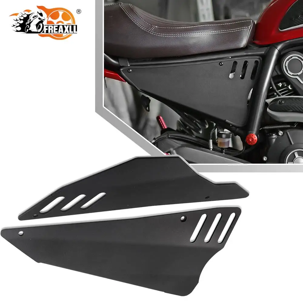 For Ducati Scrambler 800 Motorcycle Rear Frame Seat Cushion Cover Panels Mid frame Protector Guard Fairing Scrambler800