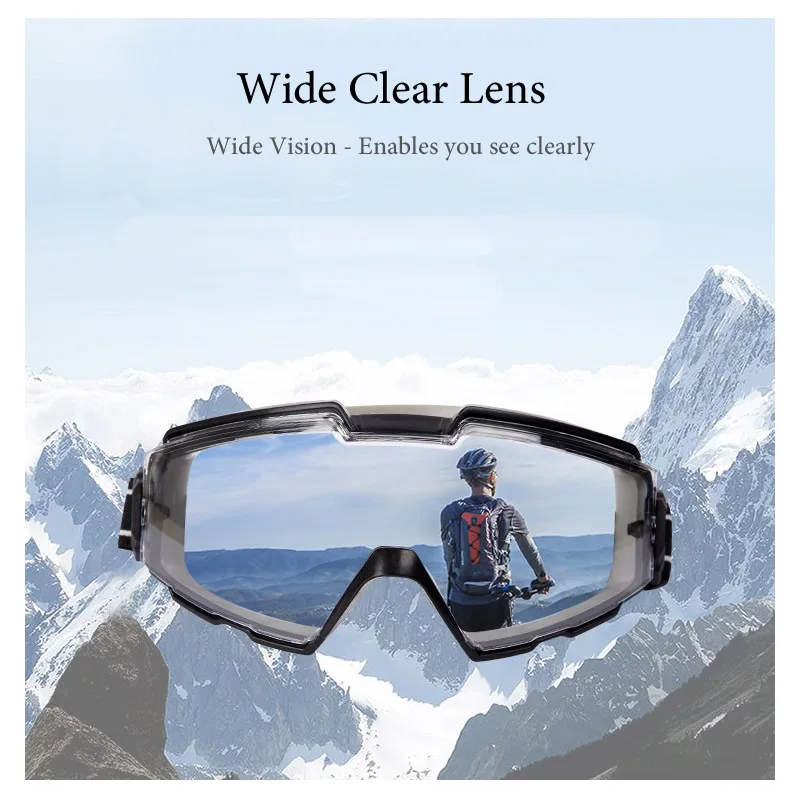 نظارات حماية العمل إطار جل السيليكا نظارات واقية مقاومة للغبار والصدمات لراكبي النجار تلميع حامي العين #3