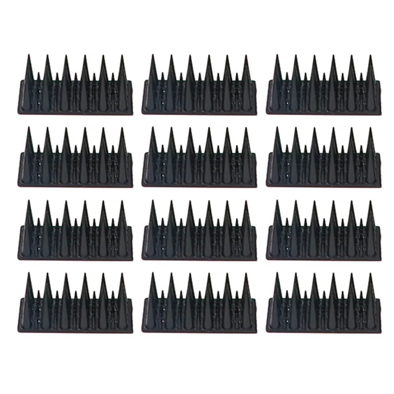 

12PCS Anti-Bird Thorn Plastic Bird Thorn Anti-Bird Nail Squirrel Deterrent Can Repel Bird-AT30