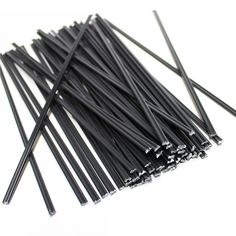 100Pcs 25Cm 플라스틱 PP 용접봉 자동차 범퍼 수리 용접기 스틱 키트 용 플라스틱 전극 핸드 핫 에어 도구-ABQU