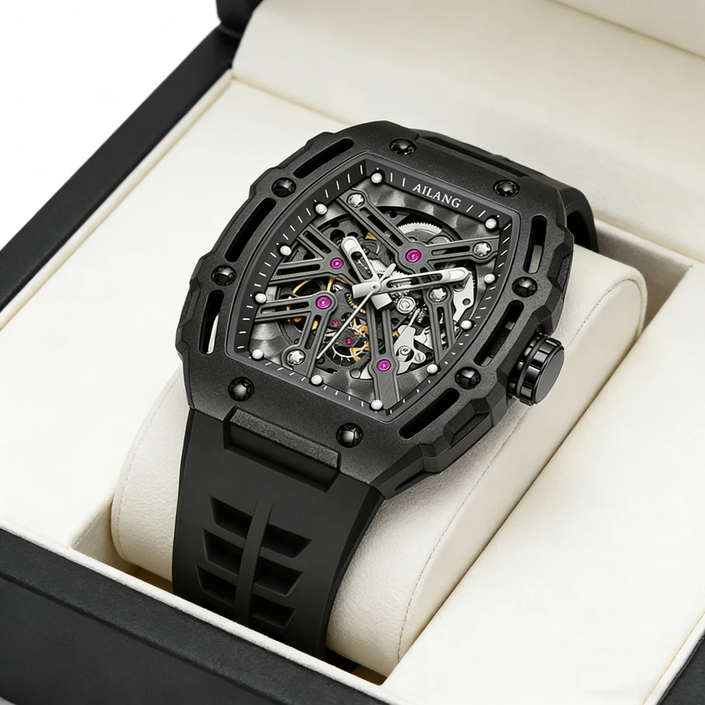 2026-new-fashion-men's-mechanical-watch-silicone-band-waterproof-sport-skeleton-automatic-wristwatch-men-watches-reloj-hombre