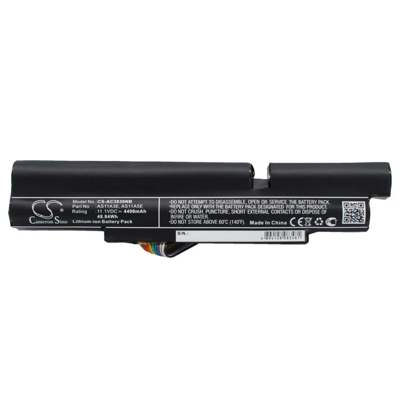 Cameron sino Notebook, Laptop Li-ion 4400mAh / 48.84Wh battery 3ICR19/66-2, 3INR18/65-2 for Aspire 4830T-6642