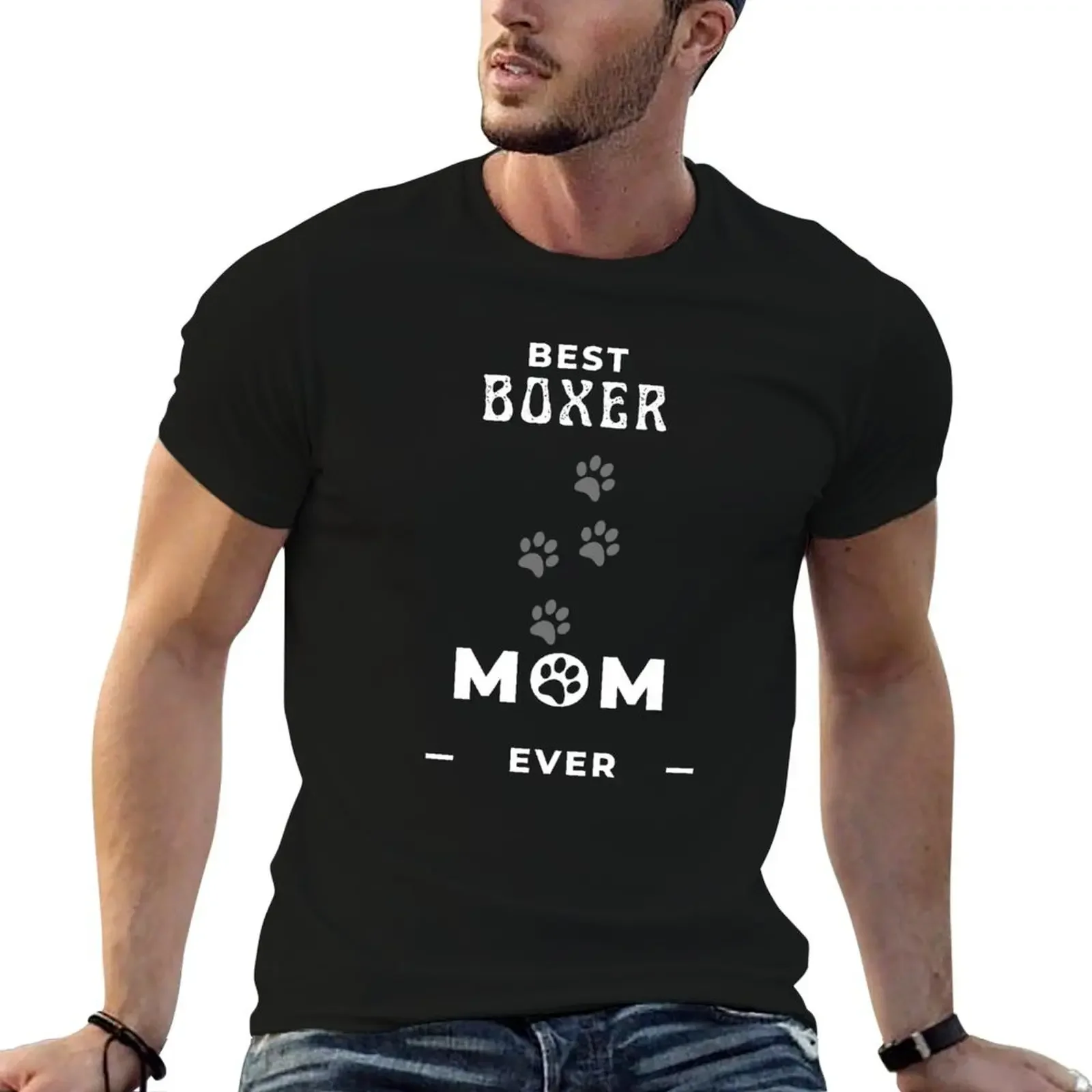 

Best Boxer Mom Ever T-Shirt plus sizes vintage anime shirt oversized t shirt men