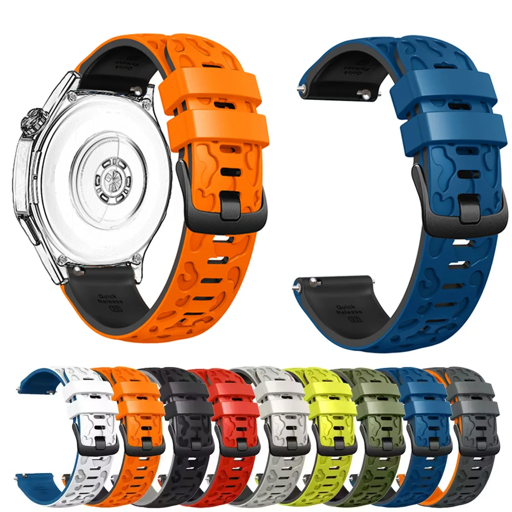 22Mm Silicone Strap…