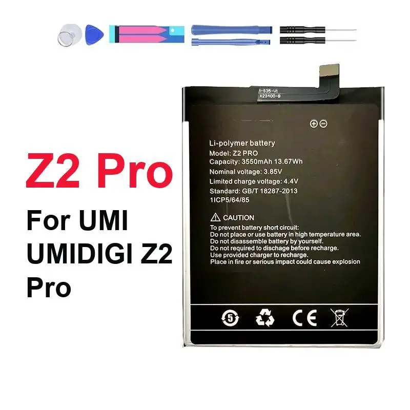 

Высококачественный новый аккумулятор для телефона UMI Umidigi Z2 Pro Bateria на складе + гарантия на инструмент