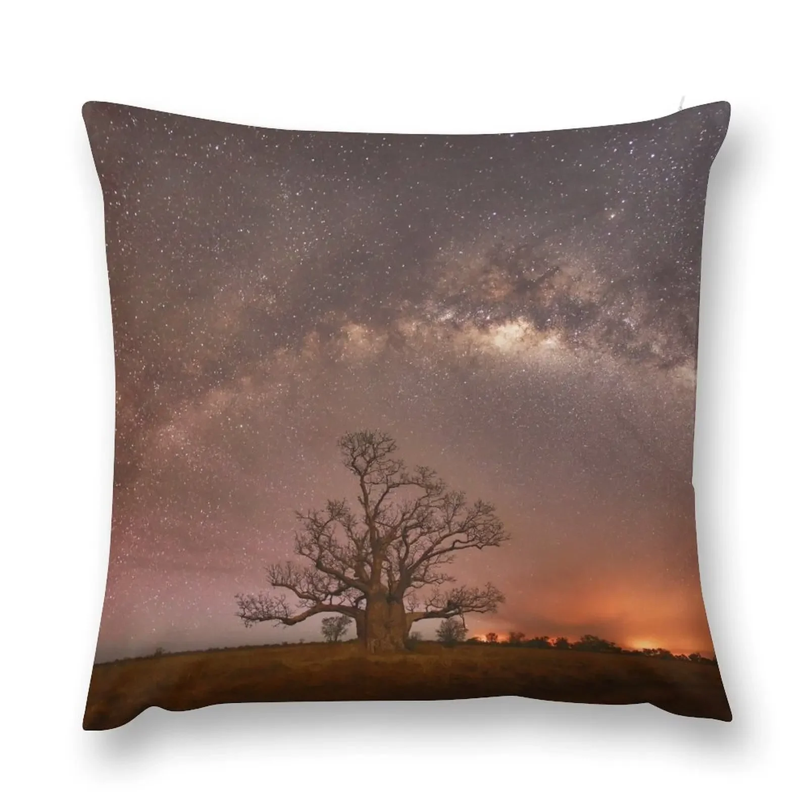 Boab Trees, Bushfires and Bright Stars Throw Pillow Luxury Sofa Cushions home decor items Custom Cushion Photo pillow