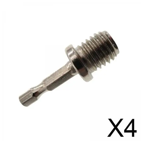 4x 2x 六角ドリルアダプター M14 スレッドコンバーター インパクトドリルツール用