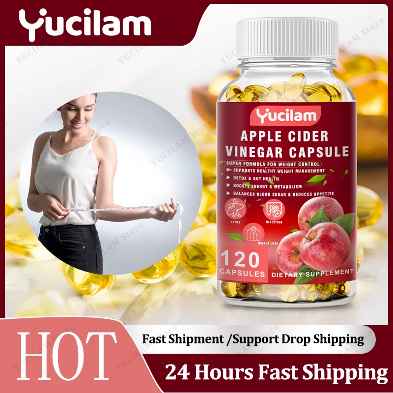 

Apple Cider Vinegar Capsules Detox Slim Capsule With Garcinia Cambogia For Women Burning Fat Losing Weight Dietary Supplement