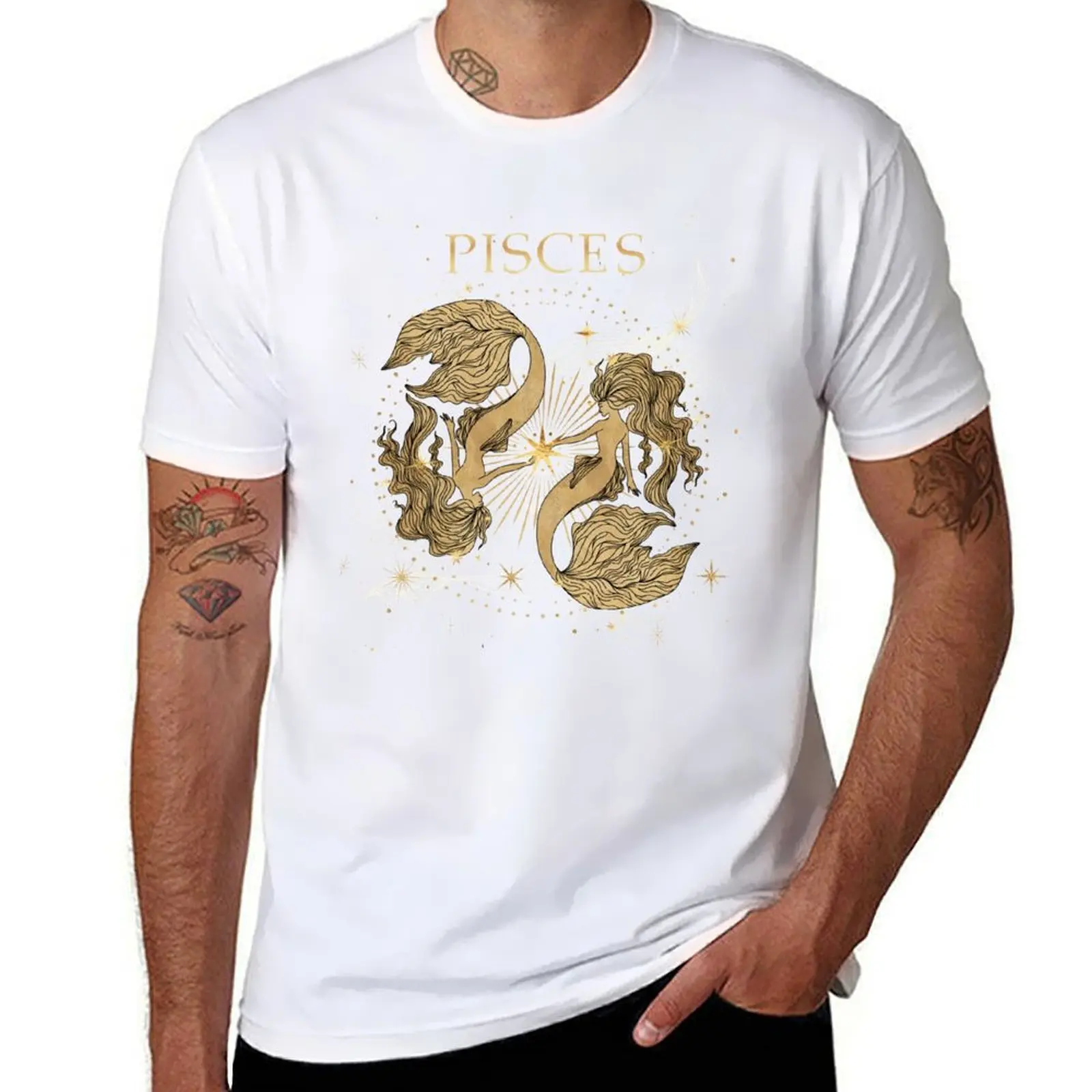

Pisces zodiac woman T-Shirt t shirt for man man graphic t shirt T-Shirt