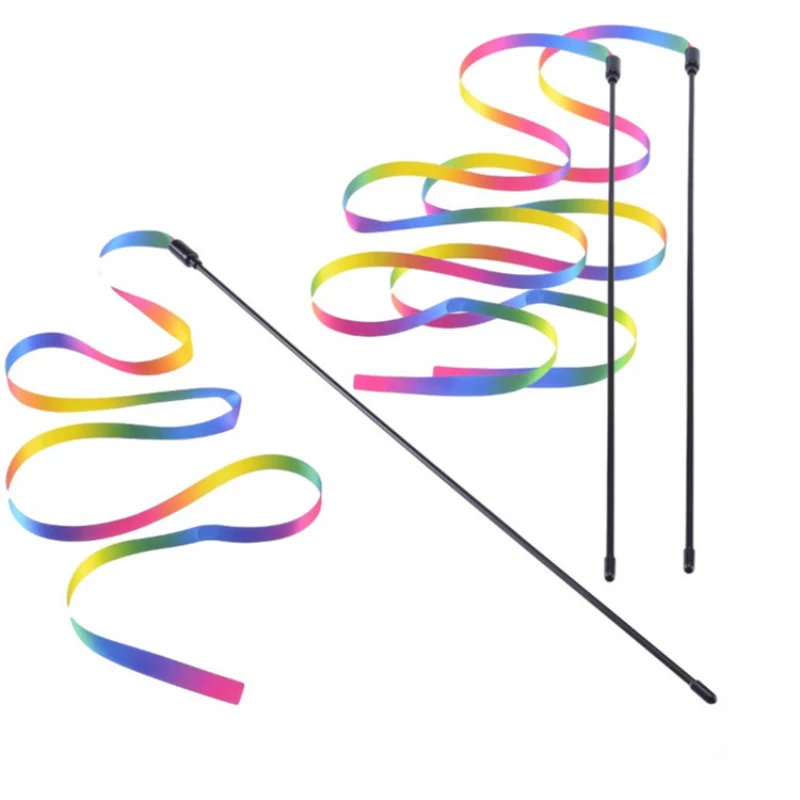 Interactive Cat Rainbow Ribbon 5