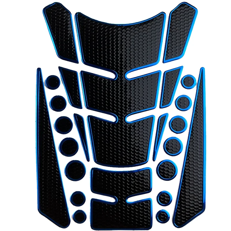 10PCS Personalized Variable Patterned Plastified Decorative Sticker & Decals for Motorcycle Gas Tanks - Compatible Models
