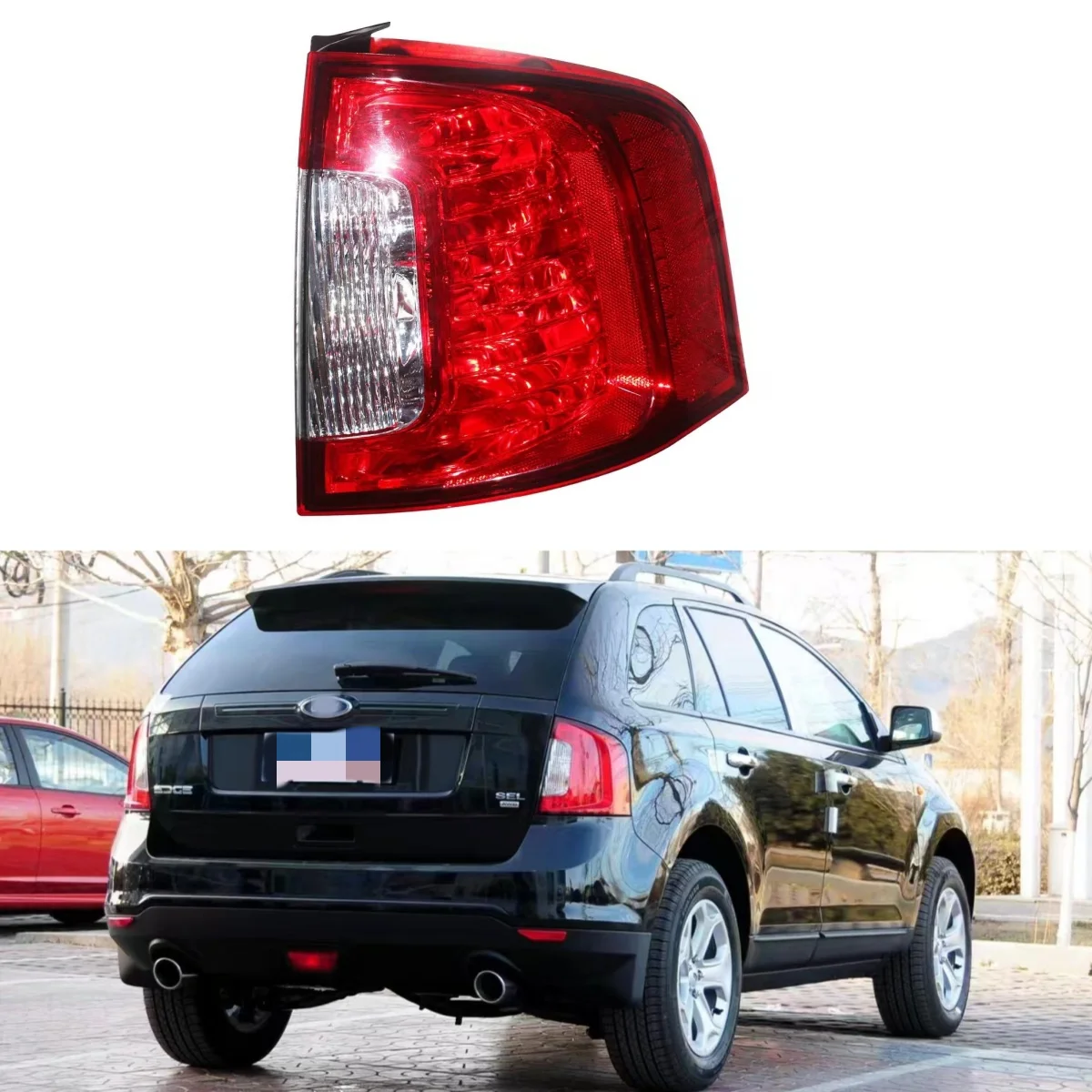 

Задний фонарь для заднего бампера автомобиля Ford Edge 2011 2012 2013 2014 без лампы отражателя стоп-тормоза