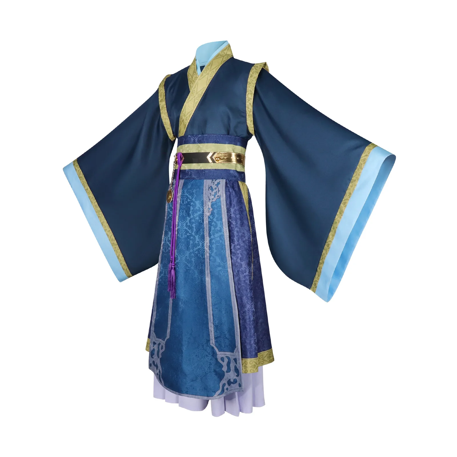 Anime Pharmacist Diary Jinshi Cosplay Costume Kusuriya no Hitorigoto Hanfu Overcoat Belt Men and Women Carnival - view 4