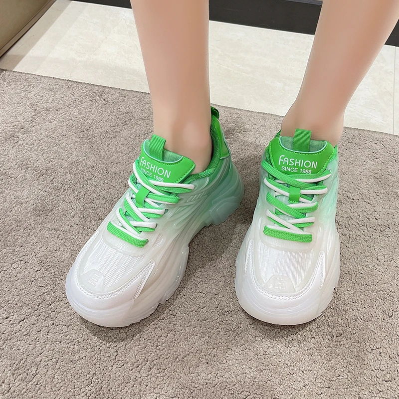 أحذية أبي جديدة لربيع وخريف 2023 أحذية رياضية مريحة بنسيج شبكي يسمح بالتهوية للركض أحذية نسائية أنيقة