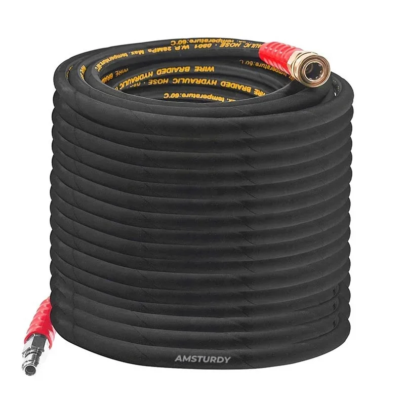 PH09-15 50ft non-mark kink resistant high tensile wire braided high pressure hoses pipe power pressure washer hose