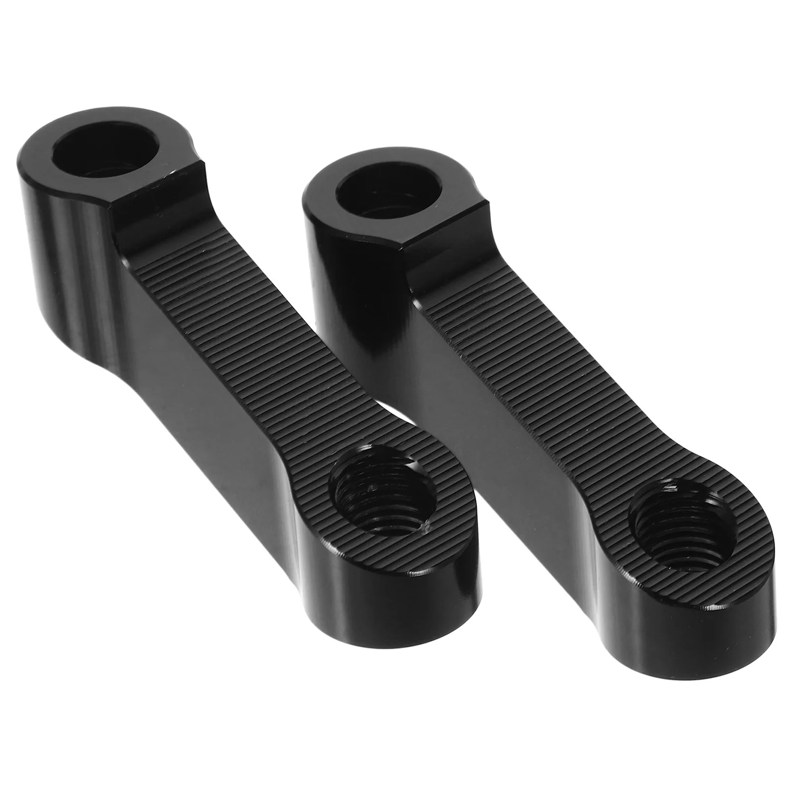 

Black Motorcycle Rearview Mirror Extension Bracket Screw Base Forward Transfer Seat Shockproof Alloy Mounting for Electric Bike