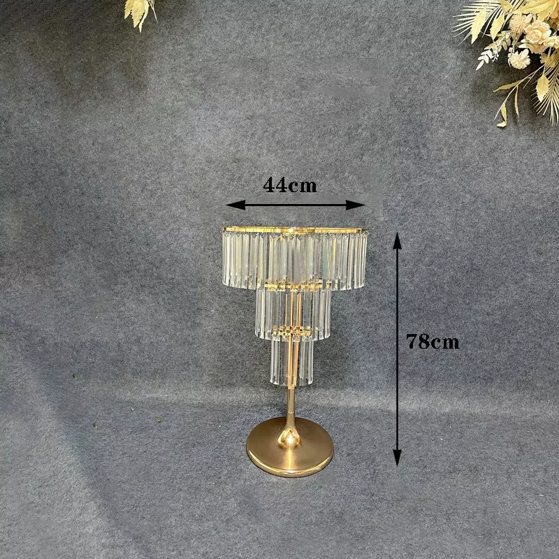 Neues hochwertiges Acryl-Blumenregal für Eis am Stiel, Blumenregal zur Dekoration des Hochzeitsgangs, Tischdekoration für Hochzeitsfeiern. – Detail 6