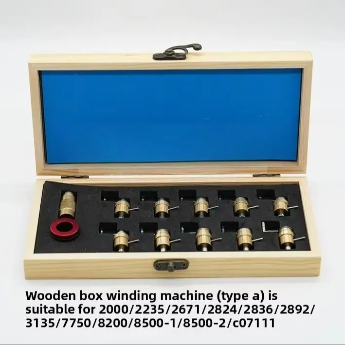 

Инструмент для ремонта часов - деревянная коробка Заводная лебедка Заводной станок Катушка Заводной инструмент 200085007750