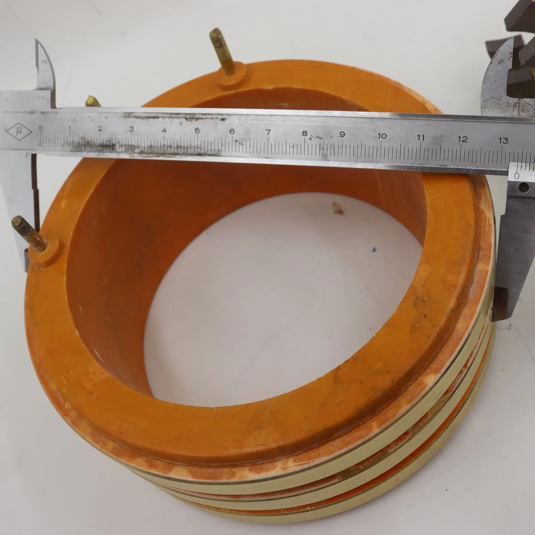 3-Way Slip Ring Copper Sliding Bracelet Conductive Ring Inner Diameter 100 Outer Diameter 134 Height 56 Copper Ring Width 11mm