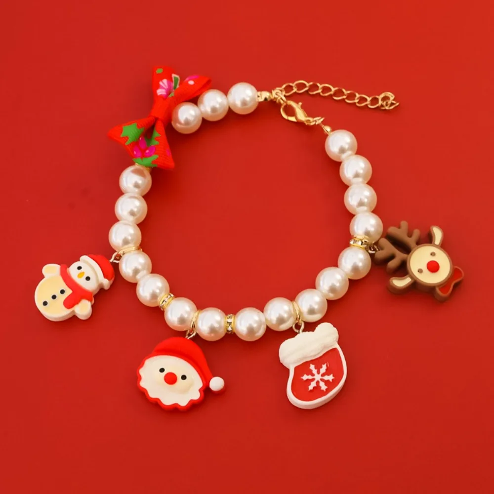 مستلزمات الحيوانات الأليفة طوق عيد الميلاد قلادة الخرز القط قلادة مجوهرات اكسسوارات صغيرة متوسطة الكلاب طوق بكلاب اكسسوارات الهالوين