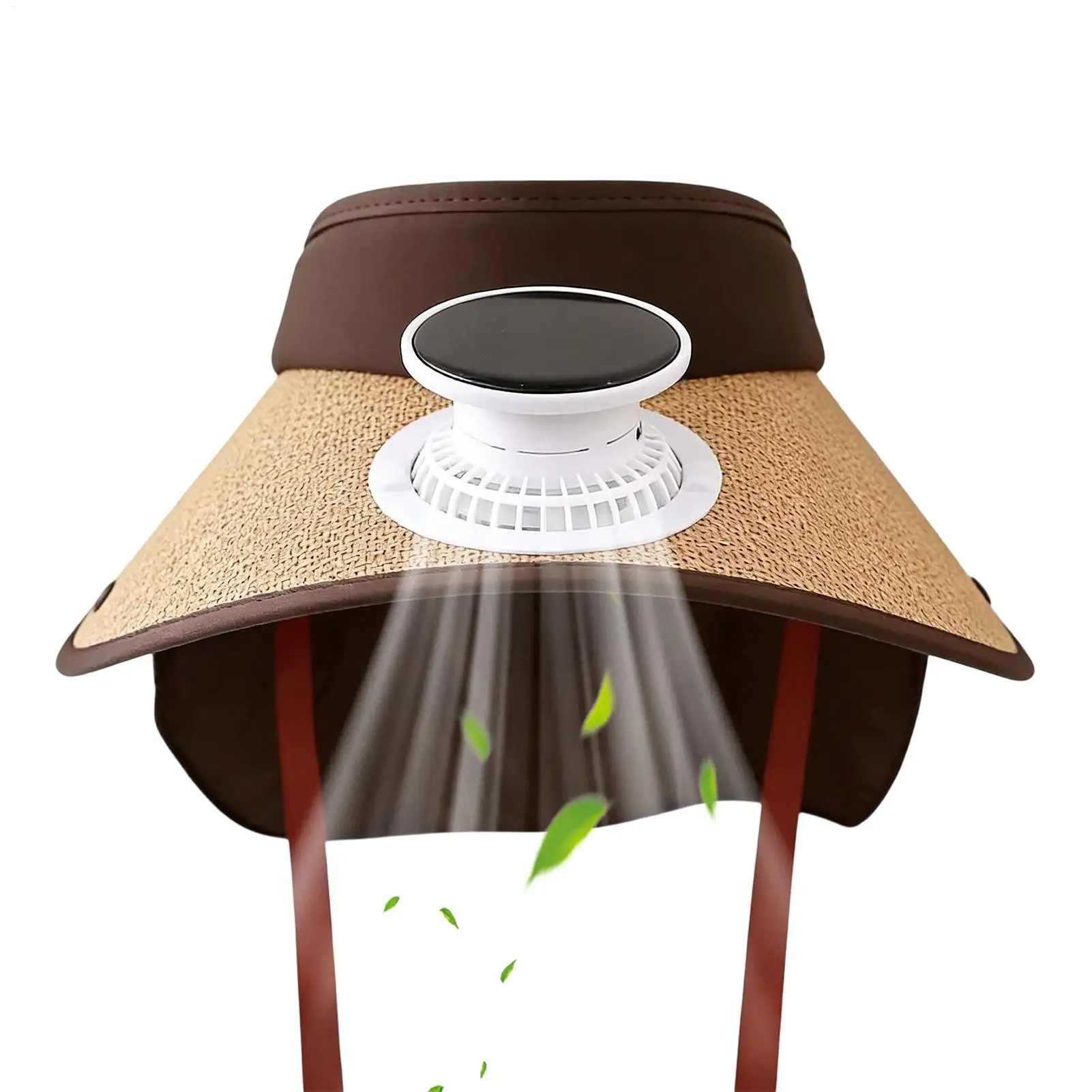

Solar-Powered Fan Hat Bucket Hat with Fan Women's Sun Hat UPF 50 Wide Brim UV Protection Cooling Gear Solar Powered Beach Hat