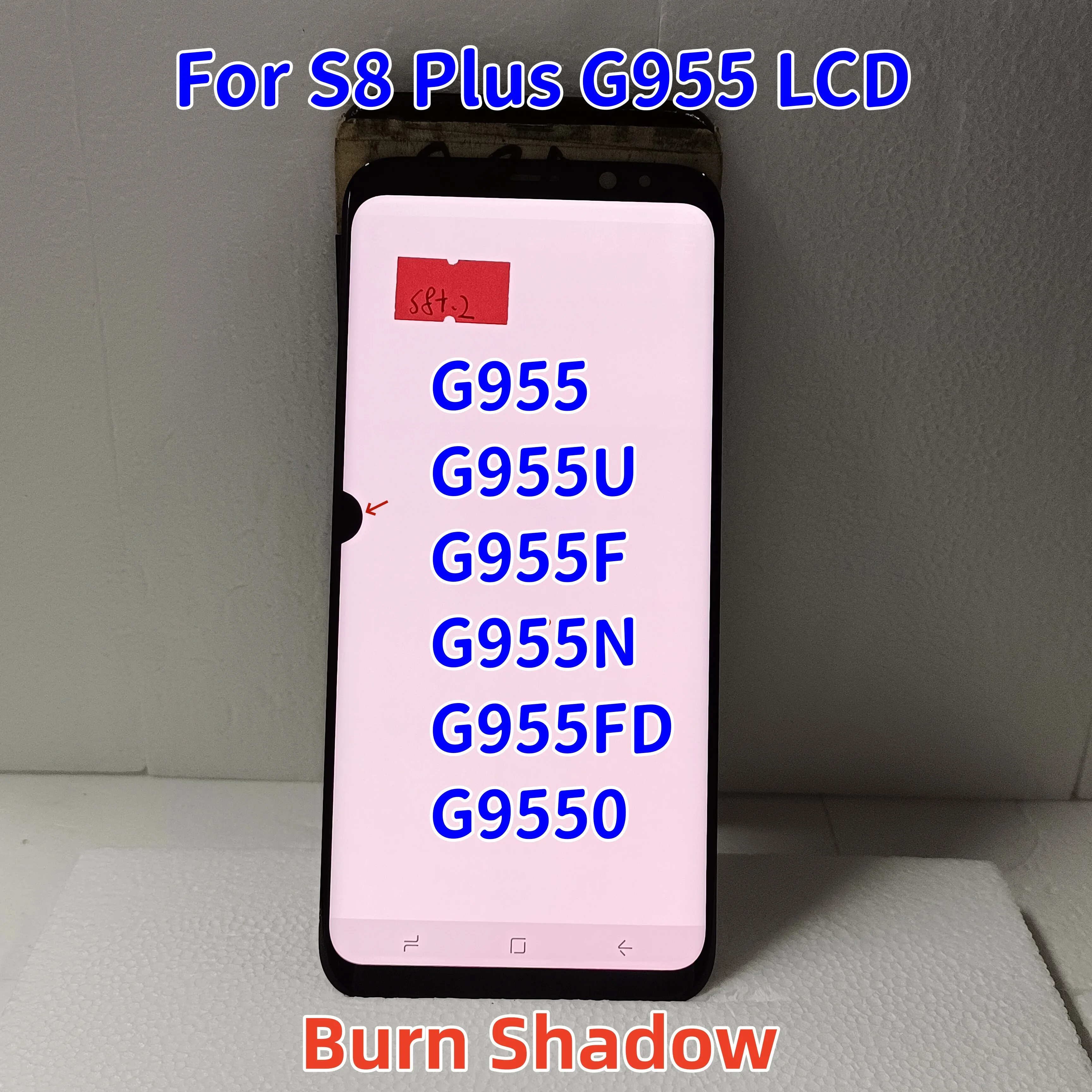 

Super AMOLED For Samsung Galaxy S8 Plus LCD With defects G955 G955F Touch Display S8+ G955FD G955U Touch Screen Assembly Replace