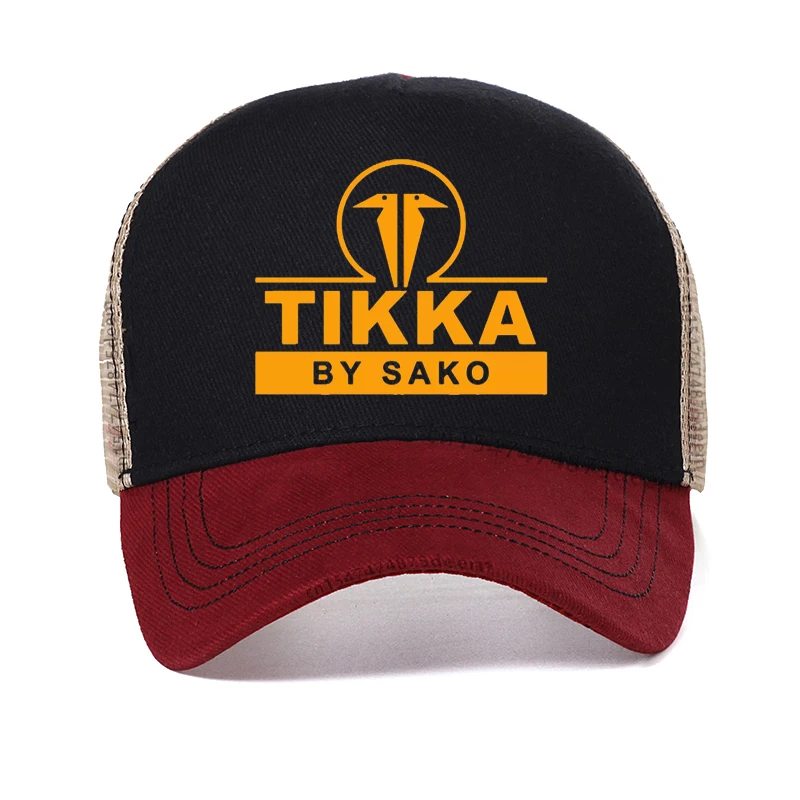 Tikka By Sako Finland Firearms Baseball Caps Men Cool Mesh Tikka Hats Unisex Adjustable Snapback hat Casquette