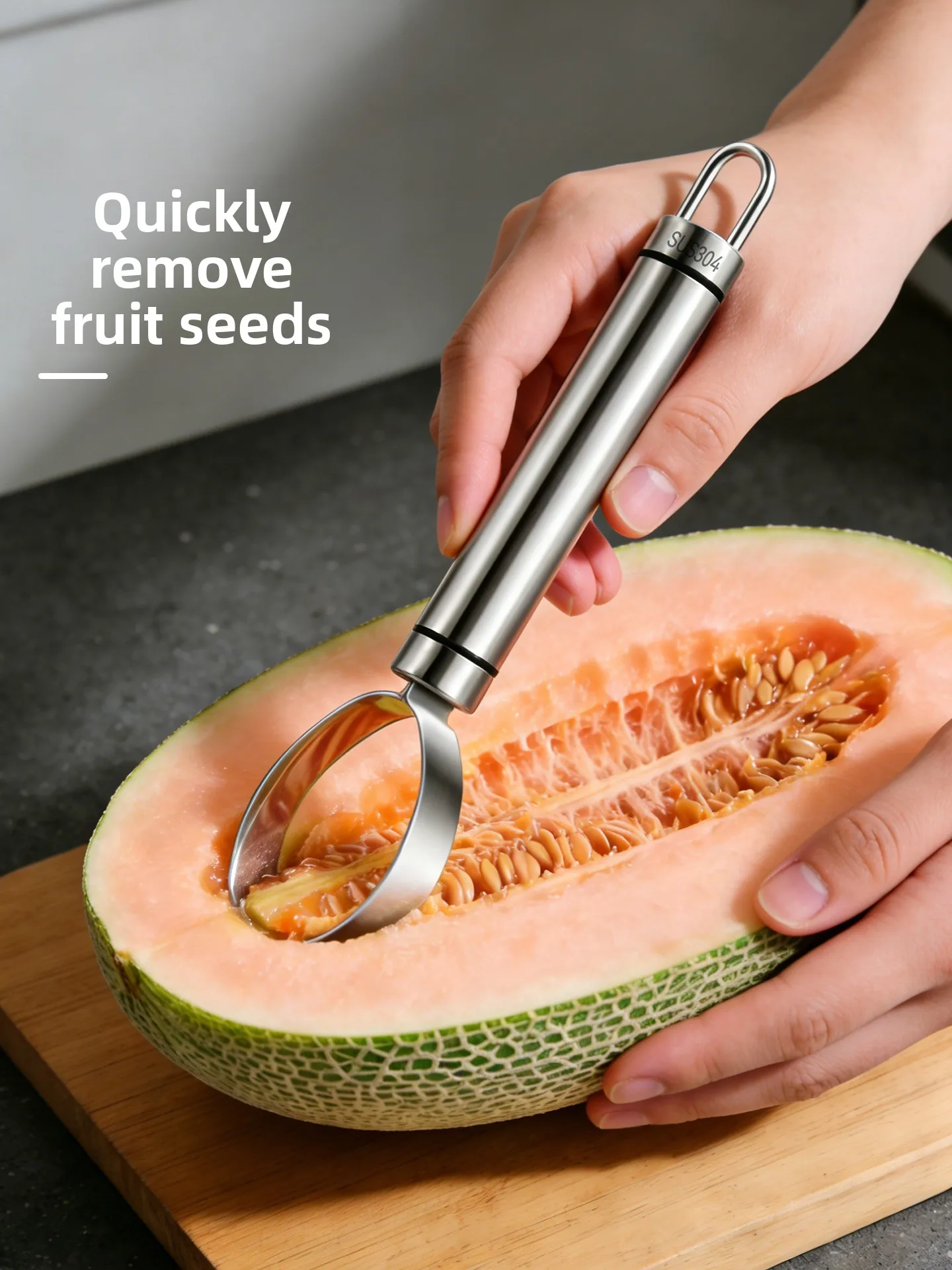 LMM Multifunctional Stainless Steel Pulp Separator Fruit Peeler for Home Kitchen